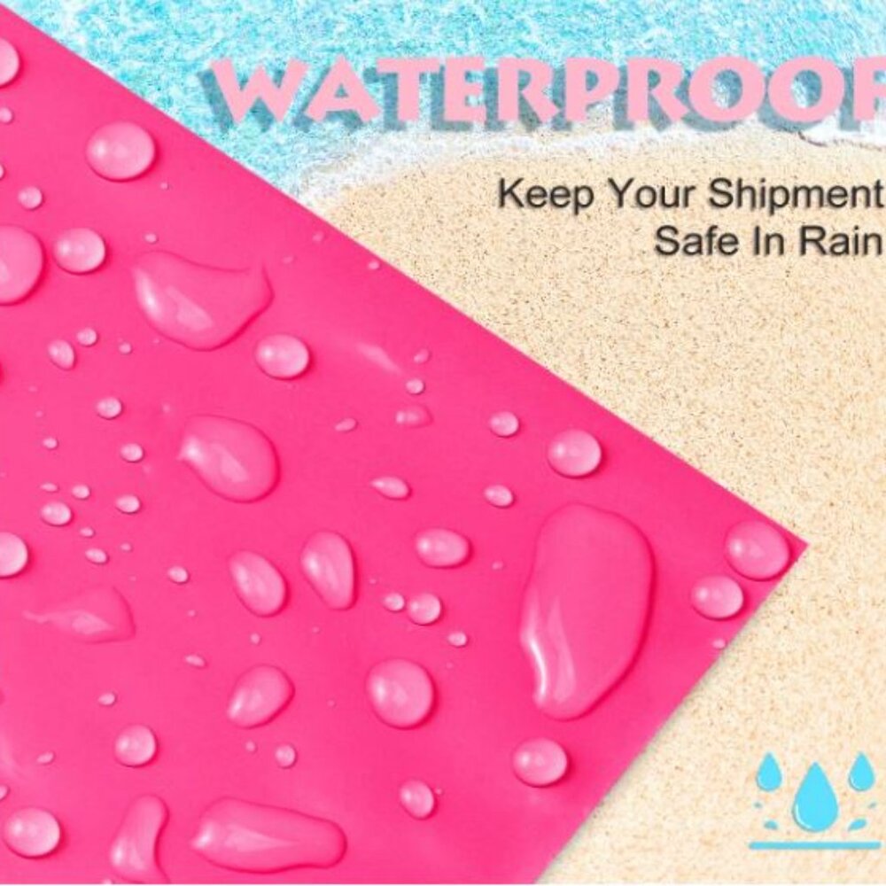 19x24" Extra Large Poly Mailers Hot Pink 50 Pack Shipping Bags - Picture 3 of 4